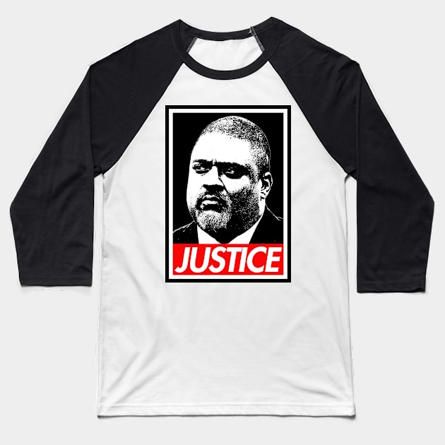 Alvin Bragg - JUSTICE Baseball T-Shirt by Tainted